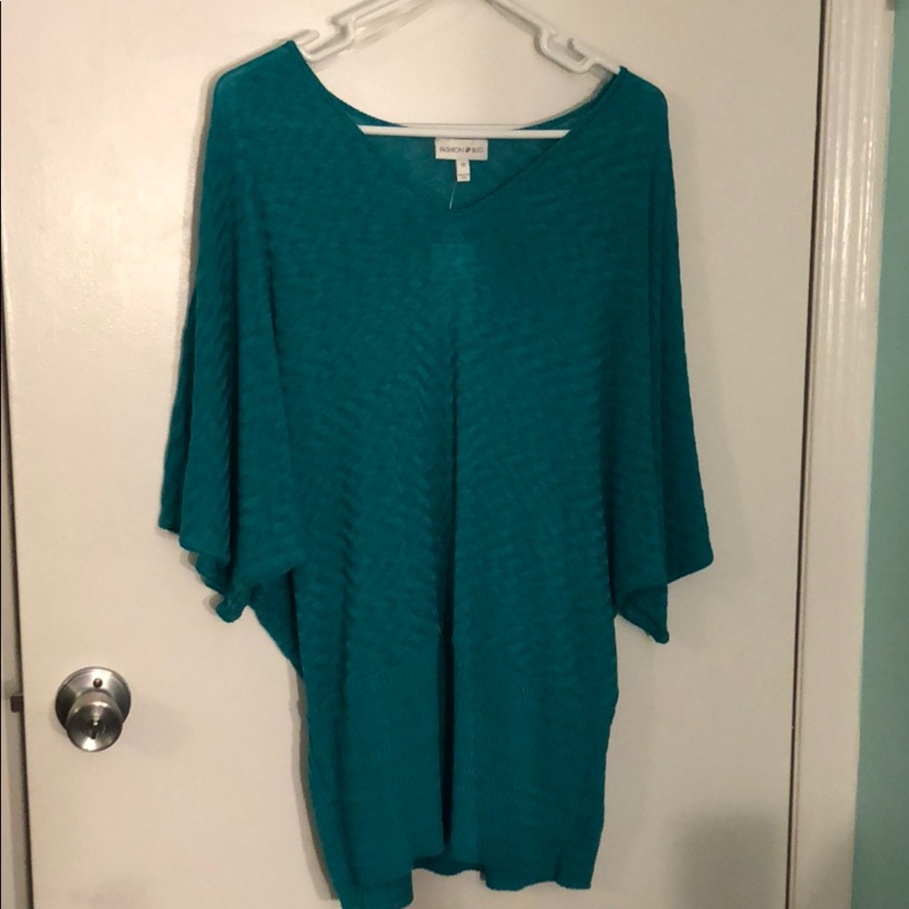 Fashion bug dolman short sleeve sweater